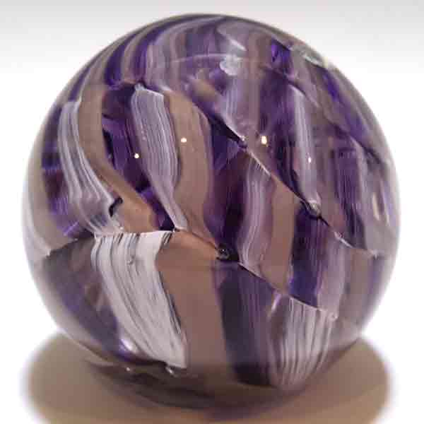 Rope Twist Paperweight in Amethyst by WheatonArts - Image 4